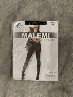 Колготки Malemi, Micro Velour, 100 DEN, р. 3, nero/черные, с шортиками и прозрачным мыском, 12 525 - фото 1 от пользователя