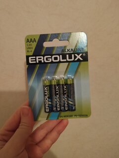 Батарейка Ergolux, ААА (LR03, 24A), Alkaline, щелочная, 1.5 В, блистер, 4 шт, 11744 - фото 4 от пользователя