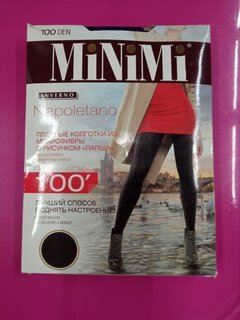 Колготки Minimi, Mini Napoletano, 100 DEN, микрофибра, р. 4, blu/синие, лапша - фото 1 от пользователя