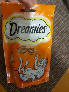 Корм для животных Dreamies, 60 г, для кошек, лакомство, курица, 52351 - фото 7 от пользователя