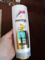 Бальзам-ополаскиватель для сухих и поврежденных волос, Pantene Pro-V, Aqua Light, 360 мл - фото 3 от пользователя