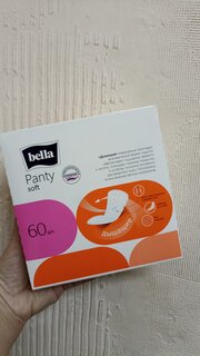 Прокладки женские Bella, Panty Soft, ежедневные, 60 шт, BE-021-RN60-096 - фото 1 от пользователя