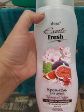 Гель для душа Вiтэкс, Exotic Fresh Инжир и сакура, 515 мл - фото 4 от пользователя