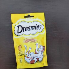 Корм для животных Dreamies, 60 г, для кошек, лакомство, с сыром, 52354 - фото 2 от пользователя