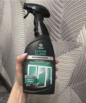 Средство для стекол и зеркал Grass, Clean, 600 мл, 125552 - фото 5 от пользователя