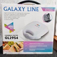 Сэндвич-тостер Galaxy Line, GL 2954, 800 Вт, антипригарное покрытие - фото 6 от пользователя