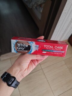 Зубная паста White Glo, Тотальная защита, 80 г, отбеливающая - фото 7 от пользователя