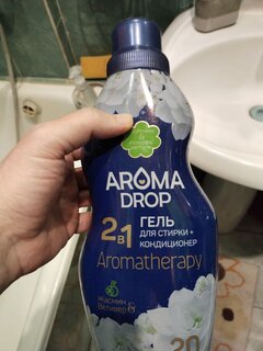 Гель для стирки Aroma Drop, 1 л, универсальный, Жасмин и Ветивер 2в1 - фото 2 от пользователя