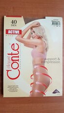 Колготки Conte, Active, 40 DEN, р. 3, natural/телесные, шортики утягивающие - фото 7 от пользователя