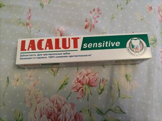 Зубная паста Lacalut, Sensitive, 75 мл - фото 4 от пользователя