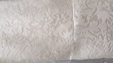 Скатерть 137х183 см, 100% полиэстер, Люкс Цветок, топленое молоко, Y8-2732 - фото 8 от пользователя