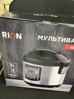 Мультиварка Rion, GB-MC38, 12 программ, 5 л, 860 Вт, тефлоновое покрытие чаши, антипригарное покрытие - фото 1 от пользователя