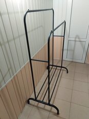 Вешалка напольная 110х54х150 см, Модерн, Y4-6782, черная - фото 3 от пользователя