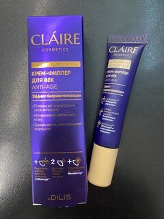 Крем-филлер для век, Claire Cosmetics, Collagen Active Pro, антивозрастной, 15 мл - фото 1 от пользователя