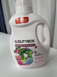 Гель для стирки Dutybox, 1 л, универсальный, Эко, Розовый пион - фото 1 от пользователя