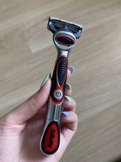 Станок для бритья Gillette, Fusion Power Red, для мужчин, 1 сменная кассета - фото 2 от пользователя