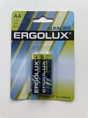 Батарейка Ergolux, АА (LR6, 15A), Alkaline, щелочная, 1.5 В, блистер, 2 шт, 11747 - фото 4 от пользователя