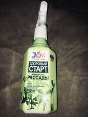 Удобрение Здоровый старт, для рассады, органоминеральное, жидкость, 400 мл, Joy - фото 1 от пользователя