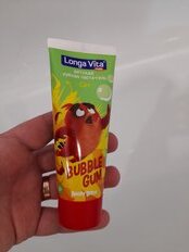 Зубная паста Longa Vita, Angry Birds Bubble Gum, для детей, 75 г - фото 8 от пользователя