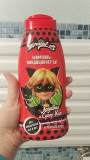 Шампунь-кондиционер детский Miraculous, 2в1, Супер Кот, 400 мл - фото 3 от пользователя