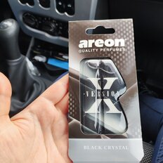 Ароматизатор в машину подвесной, гелевый, Areon, Refreshment Liquid, Black Crystal X-version, 704-LCX--01 - фото 1 от пользователя