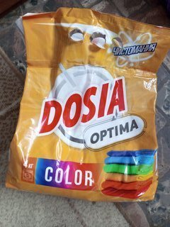 Стиральный порошок Dosia, 4 кг, автомат, для цветного белья, Optima Color - фото 7 от пользователя