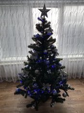 Елка новогодняя напольная, 180 см, Русская Красавица, ель, зеленая, хвоя ПВХ пленка, 43188 - фото 2 от пользователя
