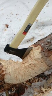 Топор Bartex, рукоятка дерево, 0.6 кг, 365 мм, B0346 - фото 8 от пользователя