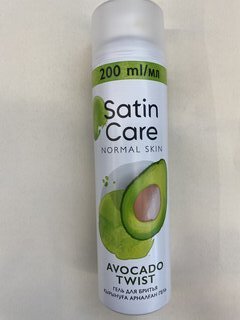 Гель для бритья женский, Satin Care, Avocado Twist, Увлажняющий, 200 мл, 50012075 - фото 1 от пользователя