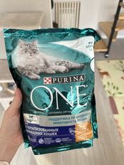 Корм для животных Purina, One, 750 г, для стерилизованных кошек, курица и цельные злаки, 12376629 - фото 9 от пользователя