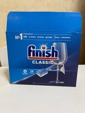 Таблетки для посудомоечной машины Finish, Classic, 28 шт, двухслойные - фото 5 от пользователя