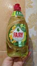 Средство для мытья посуды Fairy, Pure &amp; Clean Бергамот и Имбирь, 450 мл - фото 9 от пользователя