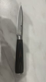 Нож кухонный Daniks, Madera, для овощей, нержавеющая сталь, 9 см, рукоятка пластик, JA20201783-5 - фото 1 от пользователя