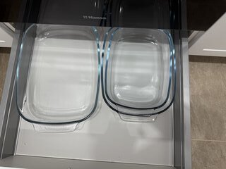 Набор посуды жаропрочное стекло, 3 шт, 2, 2.9, 3.7 л, прямоугольный, Daniks, HS0031 - фото 2 от пользователя