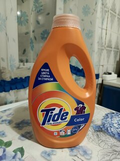 Гель для стирки Tide, 1.235 л, для цветного белья, Color - фото 2 от пользователя