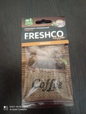 Ароматизатор в машину подвесной, мешочек, Freshco, Coffee Капучино, AR1FC205 - фото 7 от пользователя