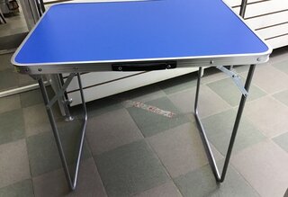 Стол складной металл, прямоугольный, 80х60х70 см, столешница МДФ, синий, Green Days - фото 8 от пользователя
