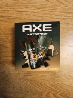 Набор подарочный для мужчин, Axe, Dark Temptation, гель для душа 250 мл + дезодорант 150 мл - фото 3 от пользователя