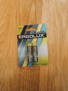 Батарейка Ergolux, АА (LR6, 15A), Alkaline, щелочная, 1.5 В, блистер, 2 шт, 11747 - фото 7 от пользователя