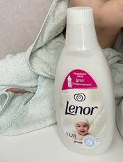 Кондиционер для белья Lenor, 1 л, для детских вещей, Детский - фото 7 от пользователя