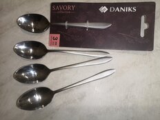 Ложка нержавеющая сталь, 3 предмета, чайная, Daniks, Savory - фото 7 от пользователя