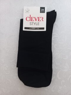 Носки для мужчин, хлопок, Clever, Market line, черные, р. 29, M1003 - фото 1 от пользователя