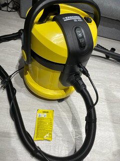 Пылесос Karcher, SE 4001, 1400 Вт, с контейнером, 4 л, сухая и влажная уборка - фото 1 от пользователя