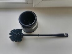 Ерш для туалета Мультипласт, Малютка, напольный, пластик, черный, MPG960652/962038 - фото 3 от пользователя