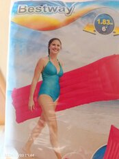 Матрас для плавания 183х69 см, Bestway, 44007, в ассортименте - фото 2 от пользователя