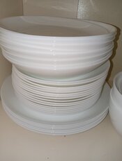 Тарелка десертная, стеклокерамика, 19 см, круглая, Diwali White, Luminarc, N5011/D7358/N3603, белая - фото 5 от пользователя