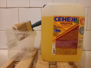 Антисептик Сенеж, Ультра, для дерева, 5 кг - фото 4 от пользователя