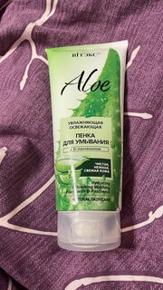Пенка для умывания Biтэкс, Aloe, для всех типов кожи, 200 мл, с D-пантенолом - фото 4 от пользователя
