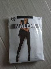 Колготки Malemi, Micro Velour, 100 DEN, р. 2, nero/черные, с шортиками и прозрачным мыском, 12 525 - фото 7 от пользователя