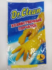 Перчатки хозяйственные резина, L, Dr.Clean - фото 8 от пользователя